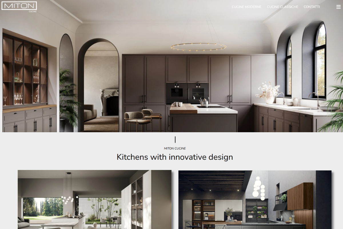 Milton website preview